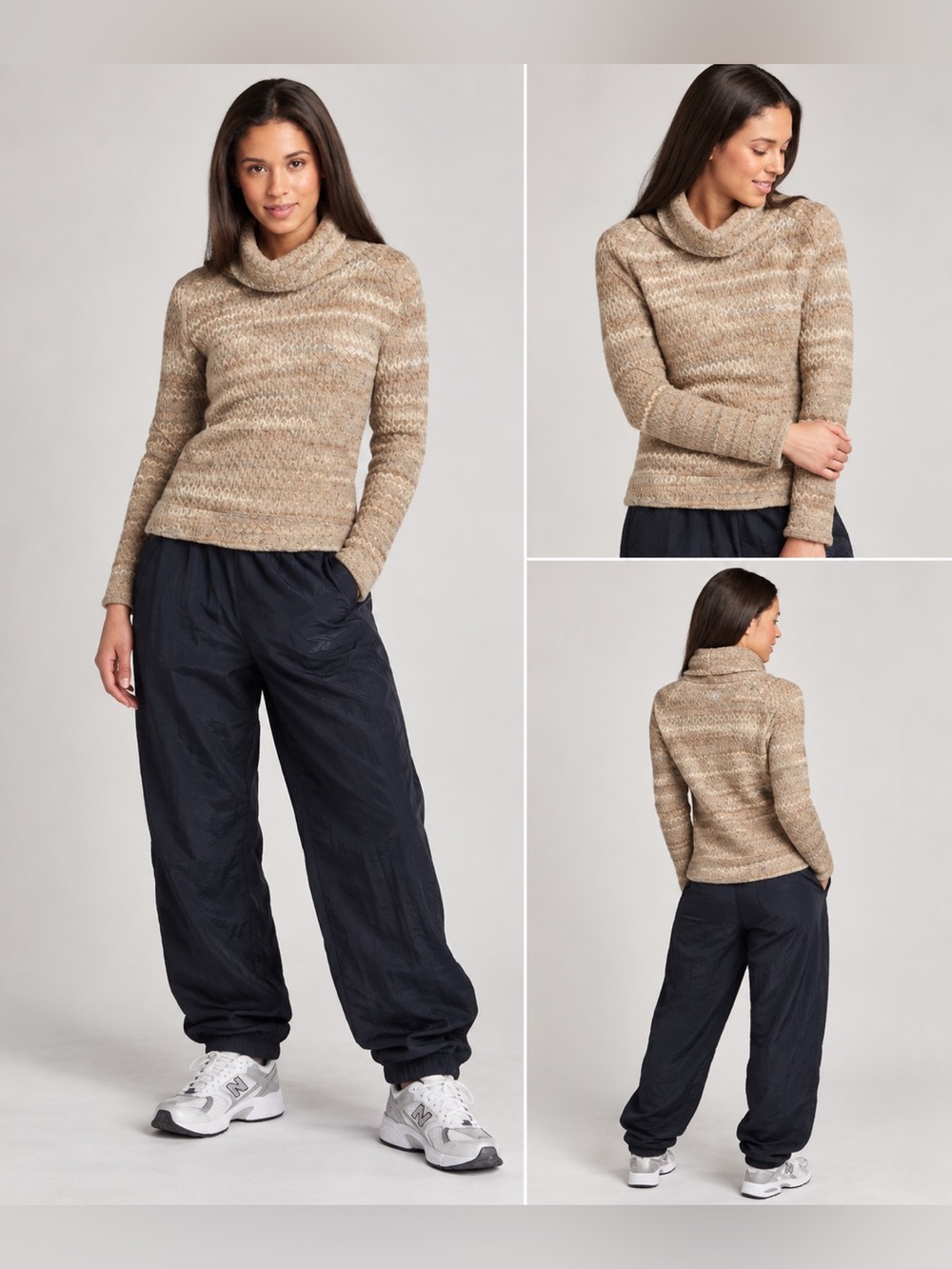 KUHL Rogue Cowl Neck Sweater Pullover Womens XL Wool Blend Boxy Fit.